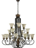 6101-16-44 Large Chandeliers-Glass Shade - 435916 - Capital Lighting, Inc.