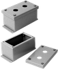 22mm Push Button Lift Cover -- PB35-1-22 - Image