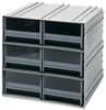 Interlocking Cabinet, 6Drawer, Gry; No. Of Drawers Quantum Storage - 44AC6095 - Newark, An Avnet Company