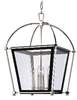 3618-PN Foyer/Hall Lanterns-Glass w/Frame - 342140 - Capital Lighting, Inc.