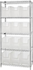 Open Wire Shelving, 5Shelves, 12Bin, Clr; Shelving Unit Type Quantum Storage - 42AC7067 - Newark, An Avnet Company