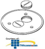 Legrand - Wiremold Brass or Brushed Aluminum Duplex Lug.. - 895SP - TelephoneStuff.com