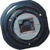 connector,metal circular,jam nut recept,bayonet coupling,rj45 ethernet,black - 70027010 - Allied Electronics, Inc.