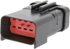 Housing, Plug, 10Pos, Pa, Black; Product Range Aptiv/delphi - 61AC9071 - Newark, An Avnet Company