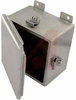 Enclosure,Stainless Steel 304,NEMA 3R,4,4X,12,13,Hinged Cover,14Hx12Wx8D in - 70166674 - Allied Electronics, Inc.
