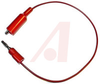 Red Insulated Alligator Clip to Stackable Banana Plug, 12 20G PVC - 70188399 - Allied Electronics, Inc.