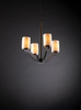 POR-8970-10-WAVE-DBRZ Mid. Chandeliers-Glass Up - 494491 - Capital Lighting, Inc.
