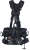 DBI-SALA ExoFit NEX Lineman Black Large Vest-Style Body Harness - Nylon Webbing - 840779-10243 -- 840779-10243