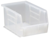 9 1/4x 6 x 5 od stacking bins-clear - 53915 - U.S. Plastic Corporation