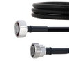 Outdoor Rated Low PIM 7/16 DIN Male to 7/16 DIN Female Cable SPO-375 Coax in 60 Inch Using Times Microwave Parts and RoHS - FMCA2063-60 - Fairview Microwave Inc.