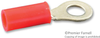 Terminal, Ring Tongue, #8, Crimp, Red; Stud Size - Metric Amp - Te Connectivity - 66H7019 - Newark, An Avnet Company