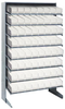 Sloped Rack, 8Shelves, 64Bins, Clear; Shelving Unit Type Quantum Storage - 42AC5679 - Newark, An Avnet Company