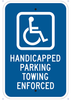Handicapped Sign - 91356 - Brady Corporation