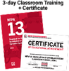 NFPA 13, Installation of Sprinkler Systems (2019) 3-day Classroom Training with Certificate of Educational Achievement - Image