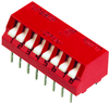 Switch, Dip, 8 Position, Spst, Piano; No. Of Circuits Grayhill - 33K2661 - Newark, An Avnet Company