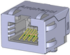 Rj45 Conn, R/a Jack, 8P8C, 1Port, Smt; Modular Connector Type Amphenol Communications Solutions - 78AJ1215 - Newark, An Avnet Company