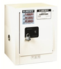 Justrite Sure-Grip EX 4 gal White Hazardous Material Storage Cabinet - 17 in Width - 22 in Height - Bench Top - 697841-11218 - 697841-11218 - R. S. Hughes Company, Inc.