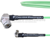 Low Loss RA SMA Male to RA TNC Male Cable LL160 Coax in 12 Inch and RoHS - FMCA1702-12 - Fairview Microwave Inc.