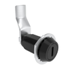 VISE ACTION® Compression Latch, Large Size, Slotted Recess, Aluminum Alloy, Hard Anodized, Black, 42 mm  Grip - E3-129-1159 - Southco