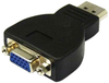 DisplayPort to VGA Converter Cable Adapter With Latch Male-Female, active adapter -- AD-DPVGA-MF - Image