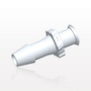 Female Luer Lock to Barb, White - LF6130 - Qosina Corp.