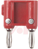 Connector; Banana Plug; 15 A; Black; Brass, Nickel Plated; Beryllium Copper - 70197819 - Allied Electronics, Inc.