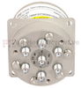 SP6T NO DC to 22 GHz Terminated Electro-Mechanical Relay Switch, 20W, 28V, SMA - FMSW6310 - Fairview Microwave Inc.