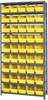 Open Shelving, 10Shelves, 45Bins, Yellow; Shelving Unit Type Quantum Storage - 44AC8837 - Newark, An Avnet Company