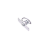 Compression Latch, Self-Adjusting, Slotted Head, Rivet / Screw Installation, Serrated Spring, Steel, Copper plated -- 57-10-114-50