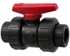 Black Polypropylene Plastic Valves -- Chemtrol® - Image