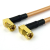 RA SMA Male to RA SMA Male Cable RG-142 Coax in 120 Inch - FMC0404143-120 - Fairview Microwave Inc.