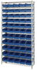 Open Wire Shelving, 12Shelves, 55Bin/blu; Shelving Unit Type Quantum Storage - 44AC8056 - Newark, An Avnet Company