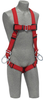 Protecta PRO Red Medium/Large Vest-Style Body Harness - Kevlar Webbing - 648250-16799 - 648250-16799 - R. S. Hughes Company, Inc.