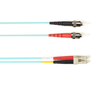 7m (23.0ft) STLC Aqua OS2 SM Fiber Patch Cable INDR Zip LSZH - FOLZHSM-007M-STLC-AQ - Black Box