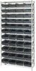 Open Wire Shelving, 12Shelves, 44Bin/blk; Shelving Unit Type Quantum Storage - 44AC8073 - Newark, An Avnet Company