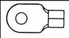 Terminal, Ring Tongue, 3/8, Crimp; Stud Size - Metric Amp - Te Connectivity - 96F7306 - Newark, An Avnet Company