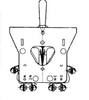 MICRO SWITCH AT Series Toggle Switch, 2 pole, 2 position, Screw terminal, Standard Lever -- 11AT23 - Image