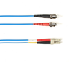 30m (98.4ft) STLC BL OM3 MM Fiber Patch Cable INDR Zip OFNP - FOCMP10-030M-STLC-BL - Black Box