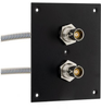2 JACK PANEL INSERT BULKHEAD REAR MOUNT TRB 3 LUG NON ISOLATED BEND RELIEF SPRING JACK WITH 30-02002 LEAD 12