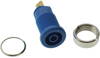 Banana, Socket, 25A, Quick Connect, Blue; Gender Hirschmann Test And Measurement - 92K8693 - Newark, An Avnet Company