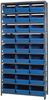 Open Shelving, 10Shelves, 27Bins, Blue; Shelving Unit Type Quantum Storage - 44AC8841 - Newark, An Avnet Company