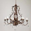 Chambord Rust Chandelier - CLA10/R - Vaughan Designs, Inc.