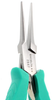 Excelta Two Star Stainless Steel Smooth Needle Nose Straight Needle Nose Gripping Pliers 2847 - 5 1/2 in Length - Foam Cushion Grip - EXCELTA 2847 - R. S. Hughes Company, Inc.
