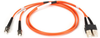 10m (32.8ft) STSC OR OM2 MM Fiber Patch Cable INDR Zip OFNR -- EFN6024-010M - Image