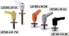 Miniature Plastic Clamp Levers - Plain Washer Integrated Type -- LECMS-5-12-LW20-BK - Image