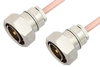 7/16 DIN Male to 7/16 DIN Male Cable 12 Inch Length Using RG401 Coax -- PE36138-12