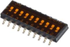 Dip Switch, 8Pos, 0.025A, 24Vdc, Smd Rohs Compliant Apem - 73AJ6886 - Newark, An Avnet Company