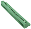Conn Terminal Blocks F 24 POS 5mm Screw RA Cable Mount 12A -- 629-1754889 - Image