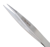 Excelta Two Star Utility Tweezers 00-SA-PI - Stainless Steel Straight Medium Point Tip - 4 1/2 in Length - EXCELTA 00-SA-PI - R. S. Hughes Company, Inc.