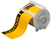 Brady B-595 Black on Yellow Indoor / Outdoor Vinyl Thermal Transfer Continuous Thermal Transfer Printer Label Roll - 6.25 in Width - 121560 - 754473-70897 - R. S. Hughes Company, Inc.